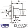 Grohe Relexa Shower Outlet Elbow Dimensions